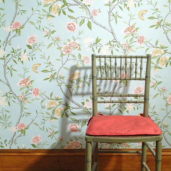 Обои Zoffany NTP06004 Nostell Priory Sky / Pink