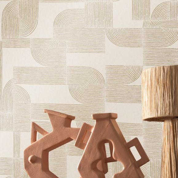 Обои Casamance 75701324 Hector Sable/doré