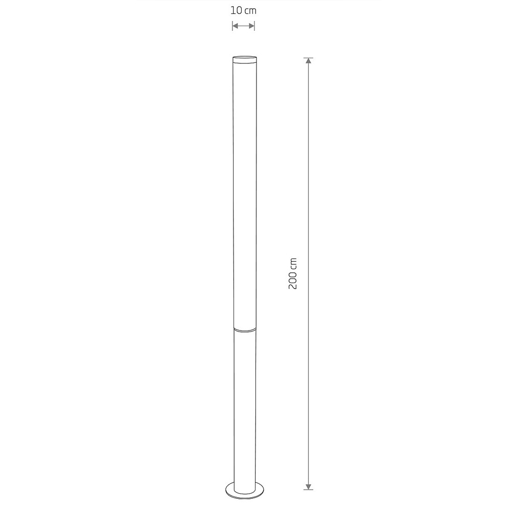Ландшафтный светильник Nowodvorski Mia Led L Black 11375