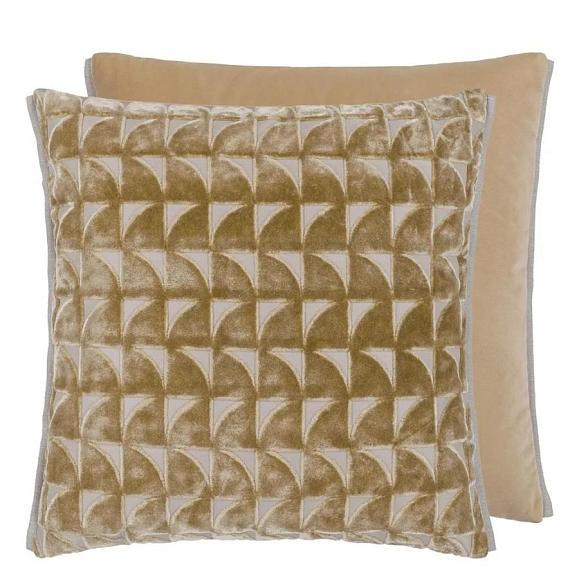 Подушка CCDG1598, Marquise Velvet, Hemp, Designers Guild 50 x 50см