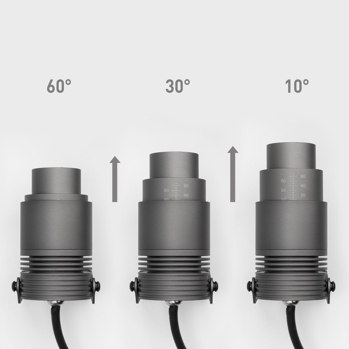 Трековый трехфазный светильник Arlight ALT-RAY-ZOOM-R61-12W Day4000 (DG, 10-60 deg, 230V) (IP67 Металл) 029700(1)