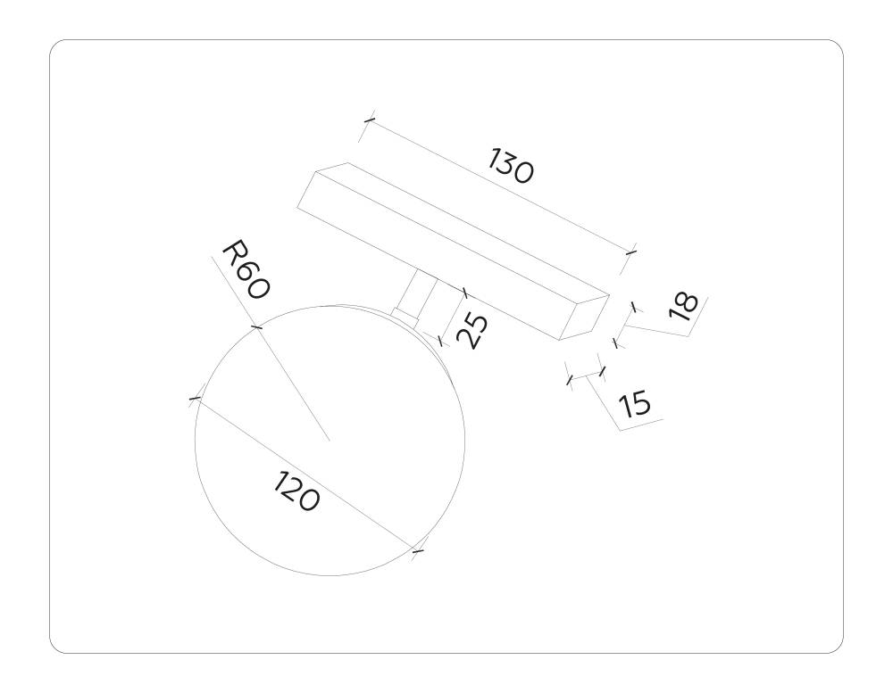Трековый магнитный светильник Ambrella Light Track System GL3921