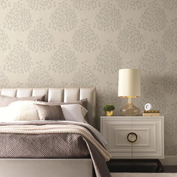 Обои York OS4251 Tender Cream/Silver