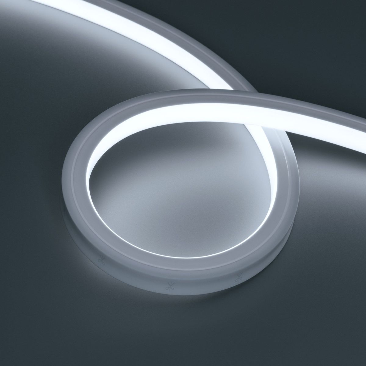 Светодиодная герметичная лента Arlight NOVA-TOP-PU-A120-16x15mm 24V White7200 (10 W/m, IP68, 5m, wire x2) 049075