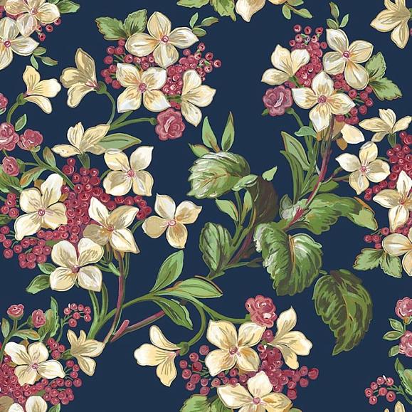 Обои Coordonne 8800042N Flowery Navy