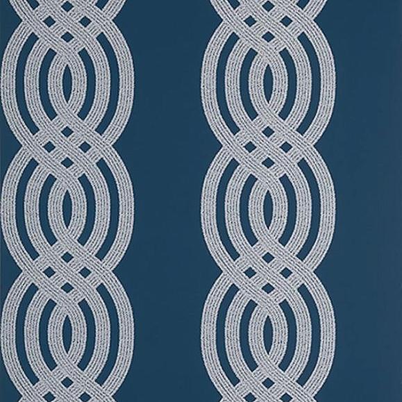 Обои Thibaut T10802 Braid Navy