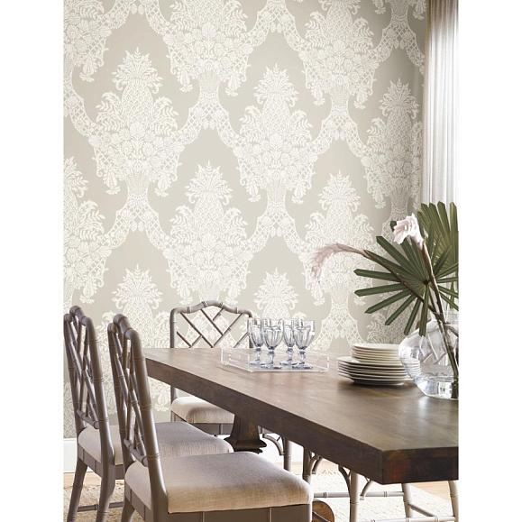 Обои York DM4972 Pineapple Taupe
