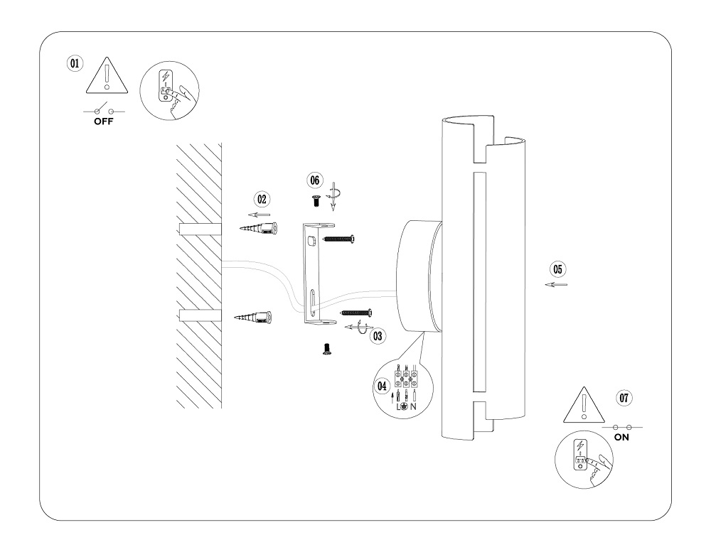 Настенный светильник Ambrella Light Techno family TN71331