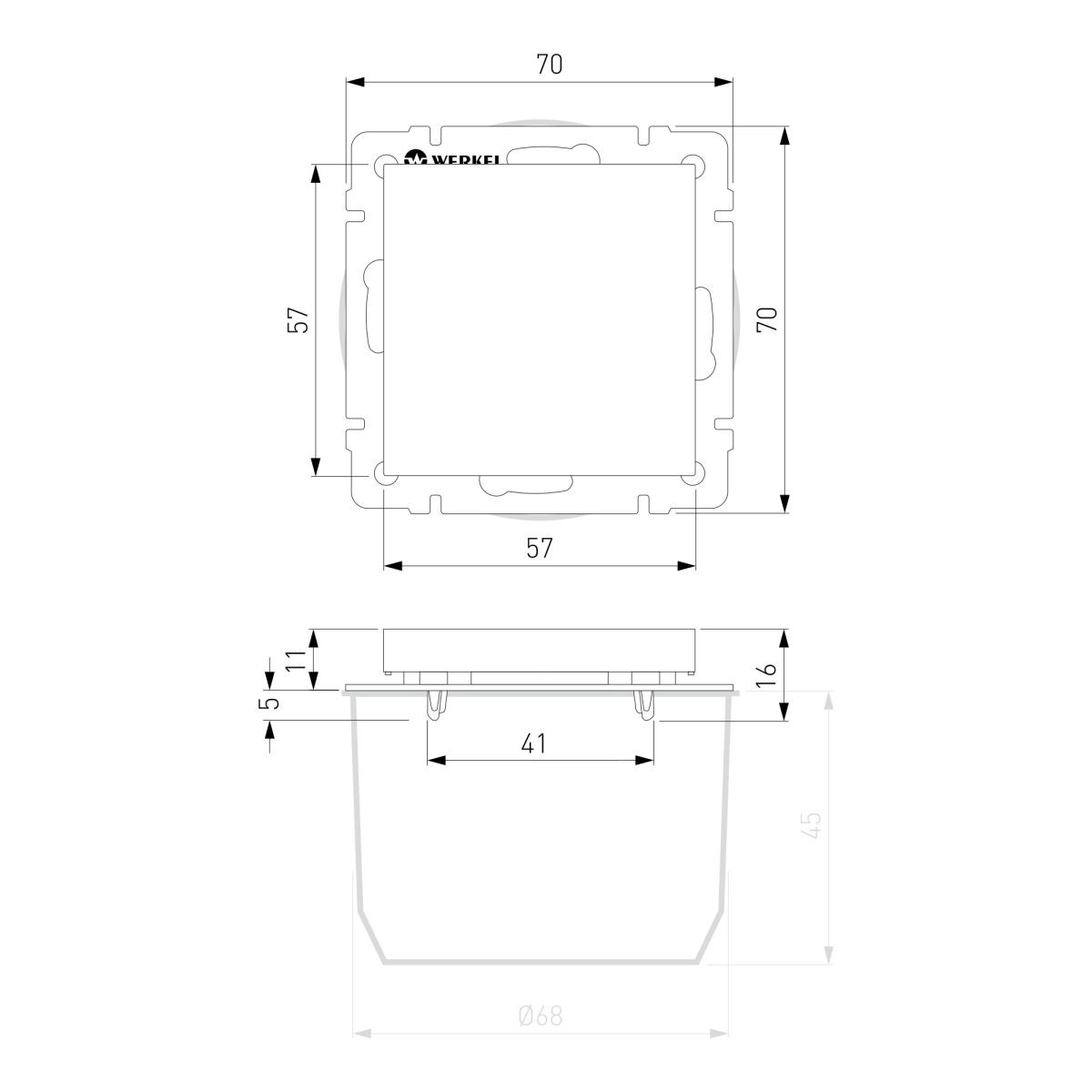 Заглушка Werkel 4690389155734 W1159203