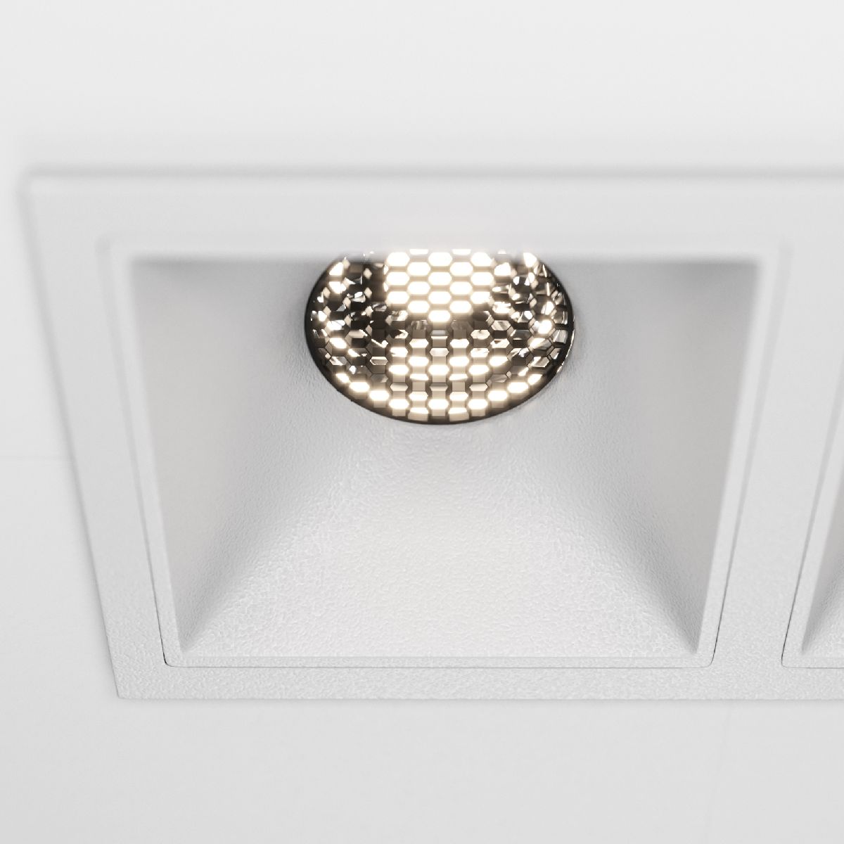 Встраиваемый светильник Maytoni Technical Alfa LED DL043-02-10W4K-SQ-W