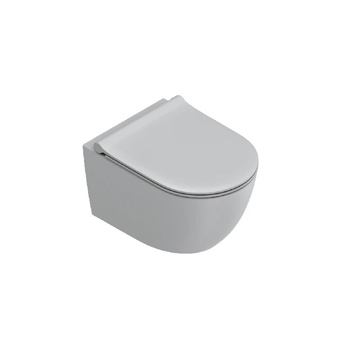 Catalano Sfera Унитаз подвесной 50x35см., безободковый, смыв Tornado, покрытие Cataglaze+, цвет: Cemento satinato