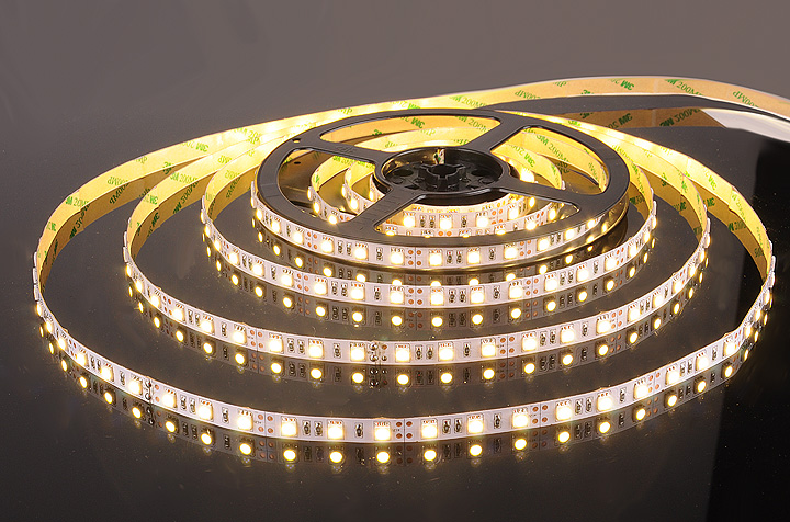 Светодиодная лента Elektrostandard 12V 14,4W 60Led 5050 IP20 теплый белый, 5м 4690389040184 a027839