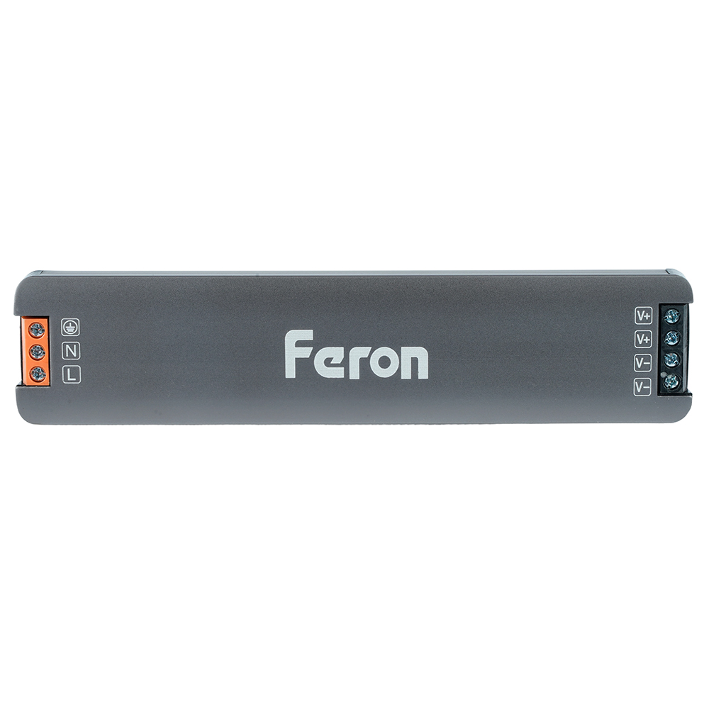 Трансформатор для светодиодной ленты Feron LB010 200W 24V IP20 53148
