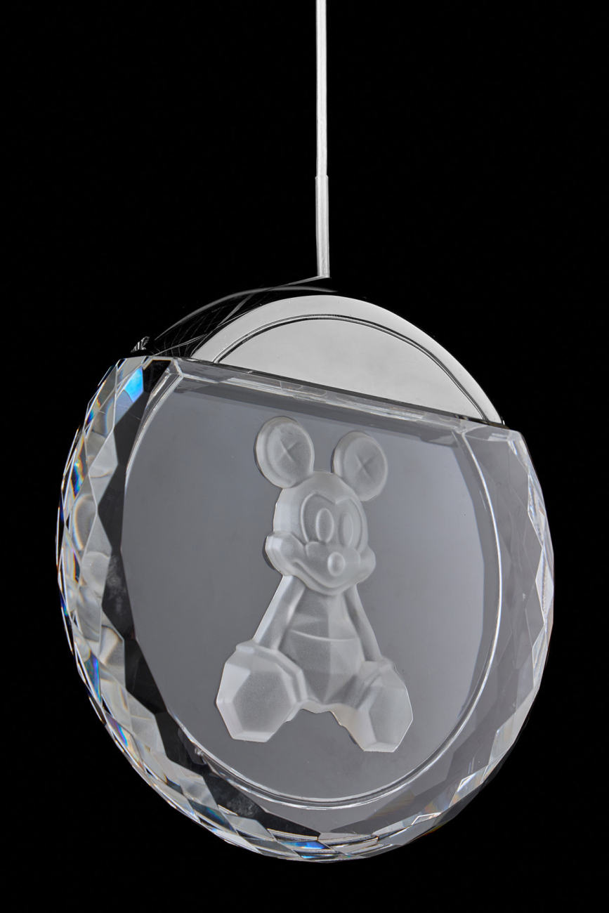 Подвесной светильник Mickey LE7714/1WH Black Chrome