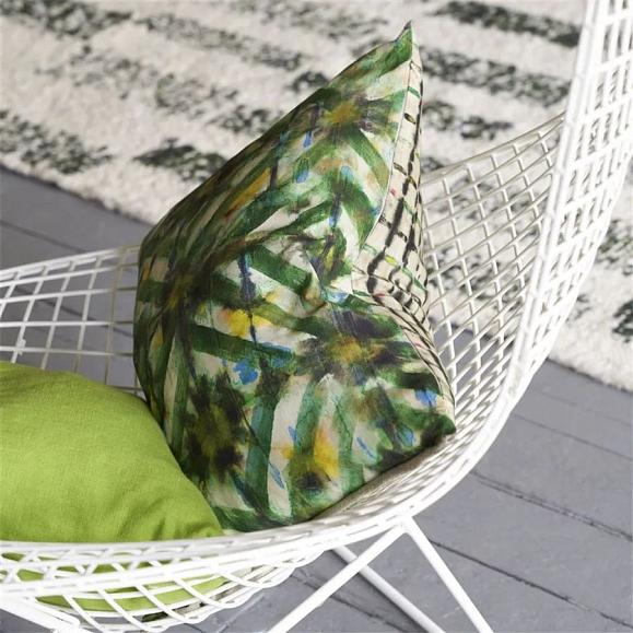 Подушка CCDG1459, Parquet Batik, Forest, Designers Guild 60 x 45см