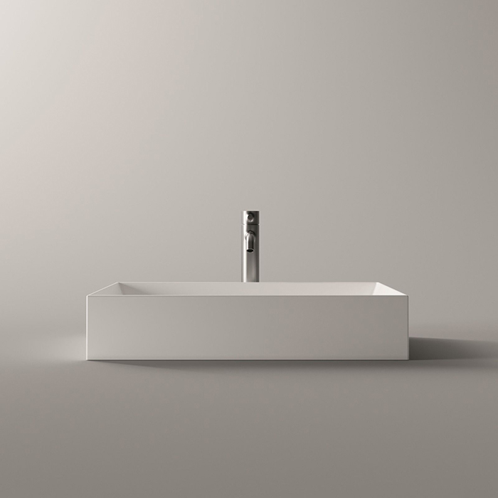 Alice Spy Rectangular Раковина 60x38х12см., накладная, без отв., цвет: белый матовый