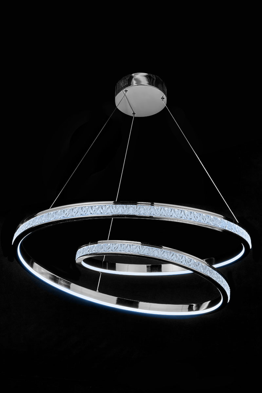 Подвесная люстра Aida LE7707/800Z Black Chrome