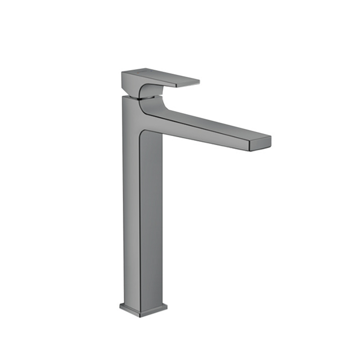 Hansgrohe Metropol Смеситель для раковины 260, на 1 отв, с донным клапаном, излив 204мм, цвет: шлифованный черный хром