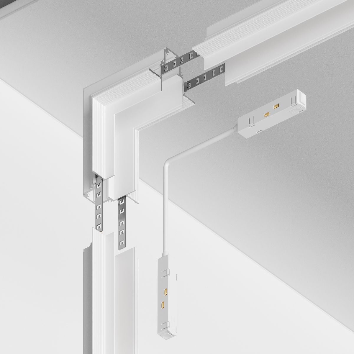 Угловой коннектор Maytoni Technical Magnetic track TRA004ICL-22W