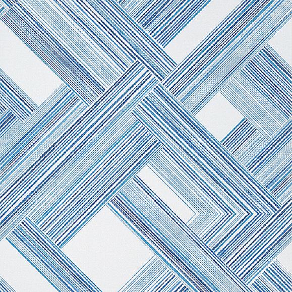 Обои Thibaut T10449 Telaio Blue
