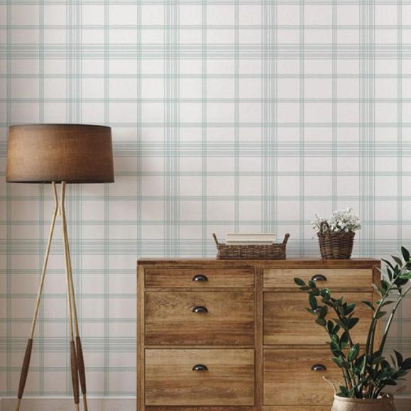 Обои York CV4469 Charter Plaid Vertigris