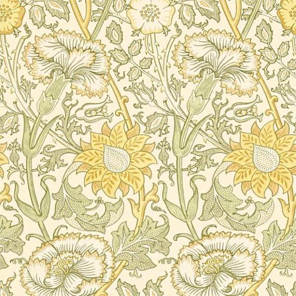 Обои Morris 216836 Pink & Rose Cowslip/Fennel