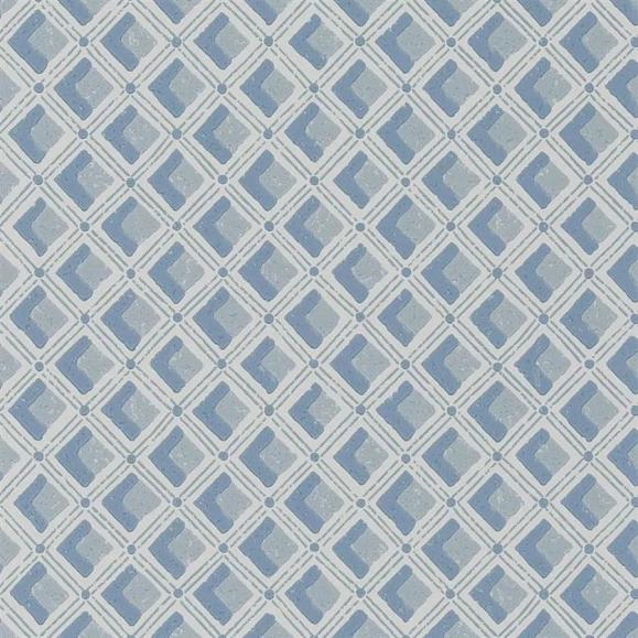 Обои English Heritage PEH0002/07 Amsee Geometric Slate Blue