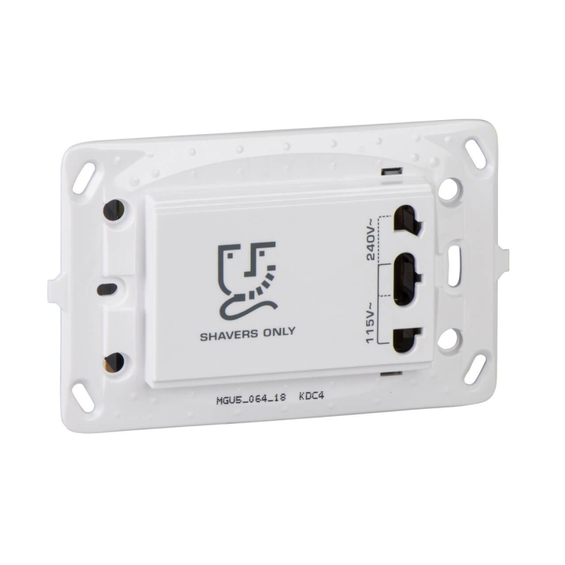 Розетка Schneider Electric Unica для электробритв MGU5.064.18
