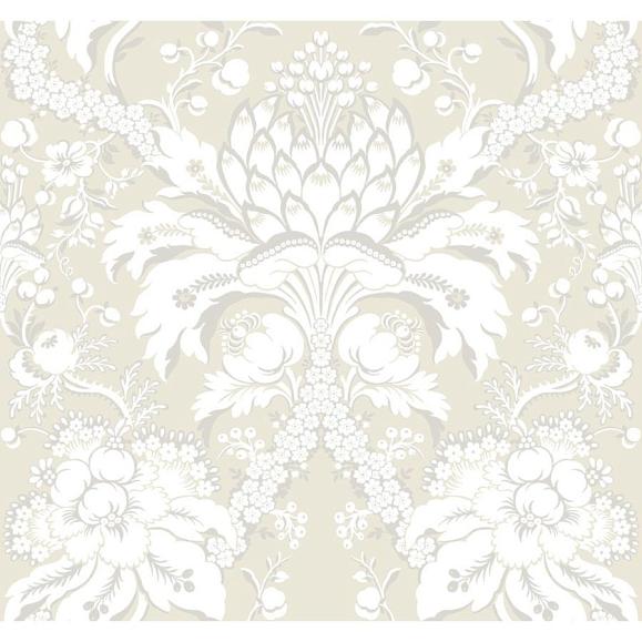 Обои York DM4956 French Artichoke Damask Beige On Gold