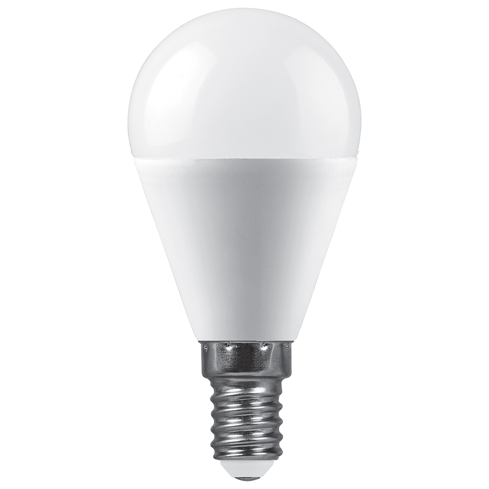Лампа светодиодная Saffit SBG4520 шар матовый E14 20W 230V 4000K 55279