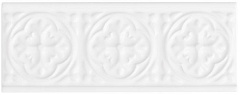 ADEX STUDIO Бордюр Relieve Palm Beach Snow Cap
