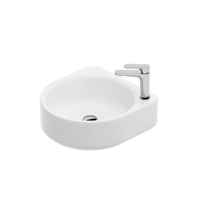 Artceram Wonder Раковина 48х44см., накладная/подвесная, 1 отв., Saniglaze, цвет: белый
