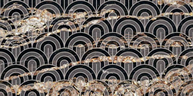 NOBILE DECORO VENTAGLI BLACK TAURUS LUX 60x120