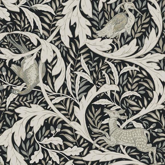 Обои York AC9122 Woodland Tapestry Black