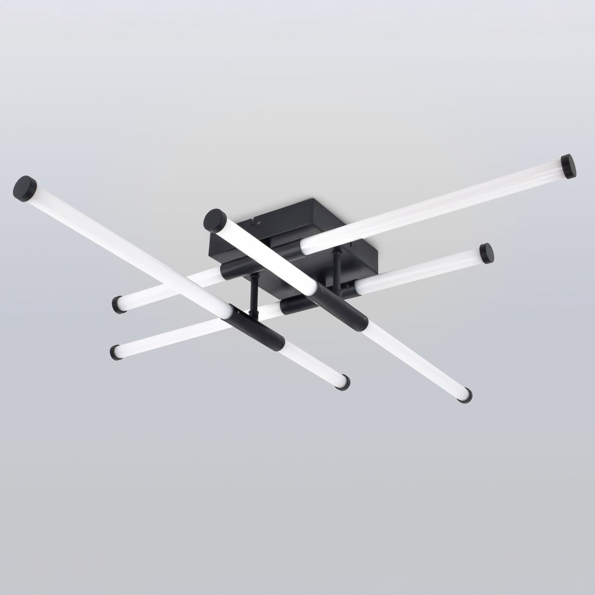 Потолочный светильник Эра Модерн Fliss CLL-1 72W 3K-6K RC BK Б0069744