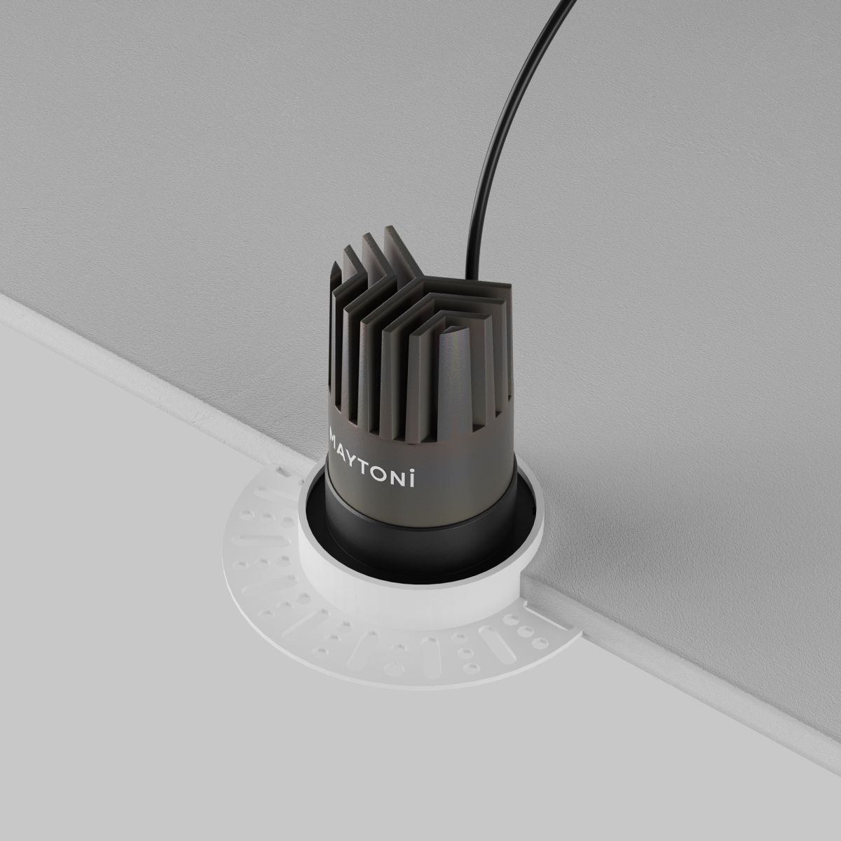 Встраиваемый светильник Maytoni Technical Dip DL124-10W-2.7K-TRS-B