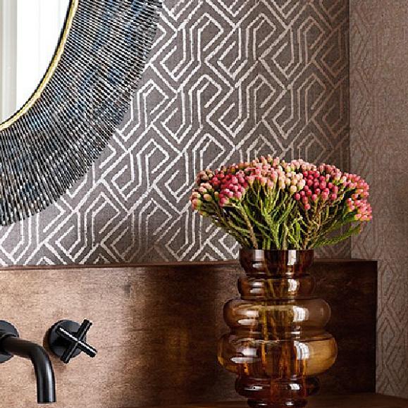 Обои Thibaut T12838 Tortona Taupe