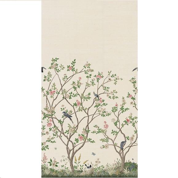 Панно York MU0317MSISAL Lingering Garden Mural White On Sisal