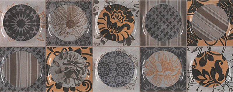 Декор CONС.DECOR HANOI Grafito 20х50