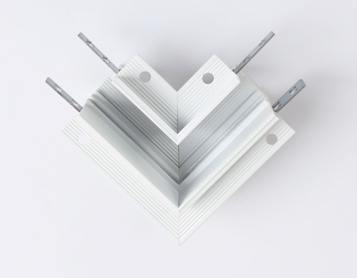 Коннектор угловой для встраиваемого шинопровода под ГКЛ 9,5мм Ambrella Light Magnetic Standard GL3352-9.5