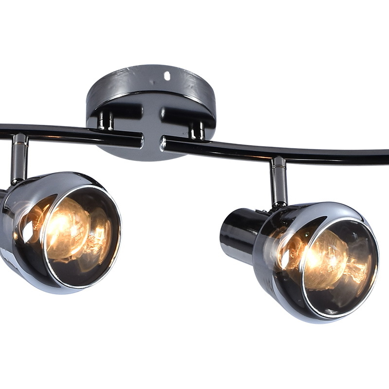Спот Reluce 05960-0.8-04 PEARL BK (DARK CHROME)