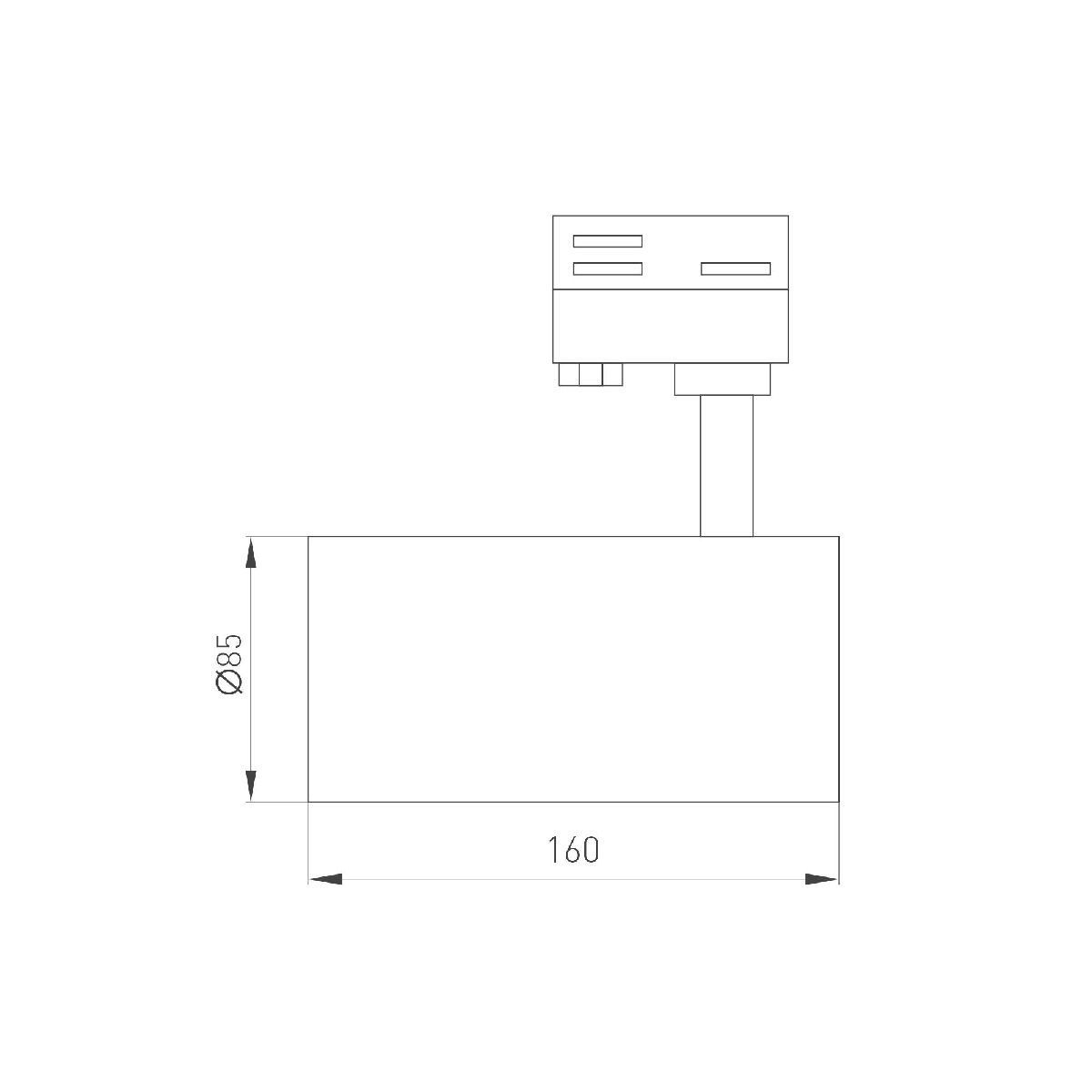 Трековый трехфазный светильник Arlight LGD-CALIPSO-4TR-R85-20W Day4000-MIX 046739