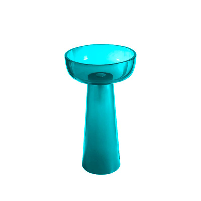 Knief Solid Surface Раковина отдельностоящая, из полимерного материала, цвет: Aquamarin Blue # 100