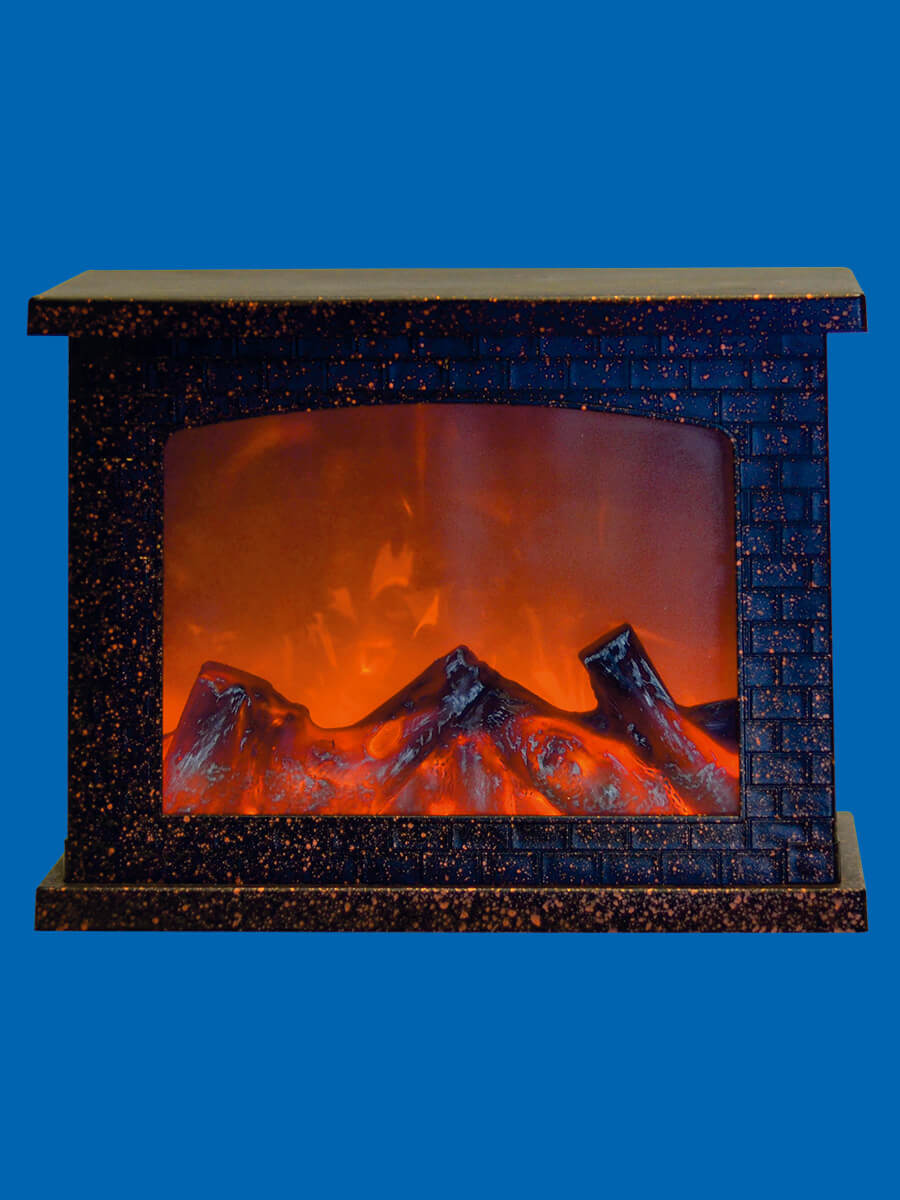 Фигурка светодиодная «Камин» Uniel (UL-00007291) ULD-L2821-005/DNB/Red Brown Fireplace