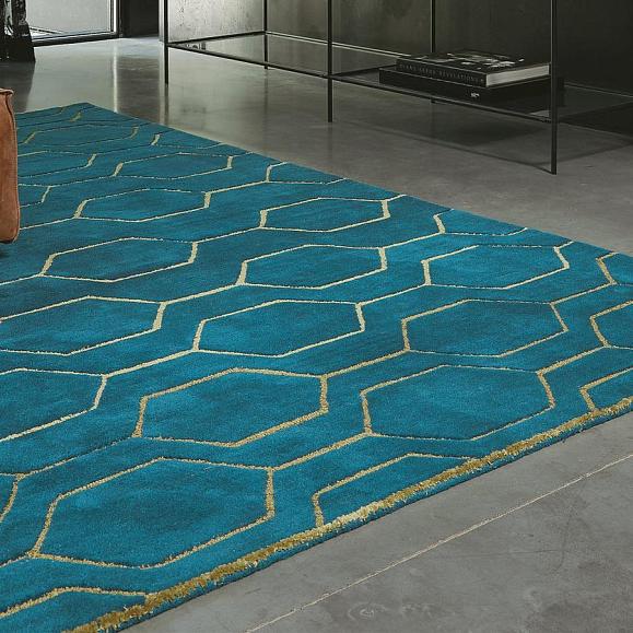 Ковер Wedgwood 37307 (120 x 180) Arris Teal 120x180 см