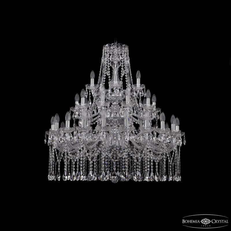 Подвесная люстра Bohemia Ivele Crystal 1413/20+10+5/360/3d Ni