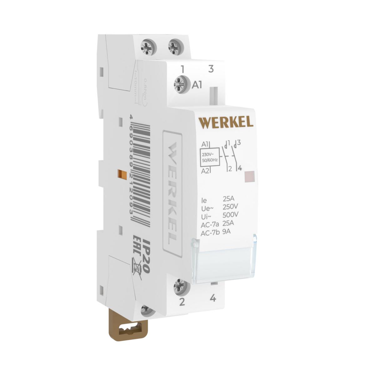 Контактор модульный Werkel W941M25O 4690389212093 a069474
