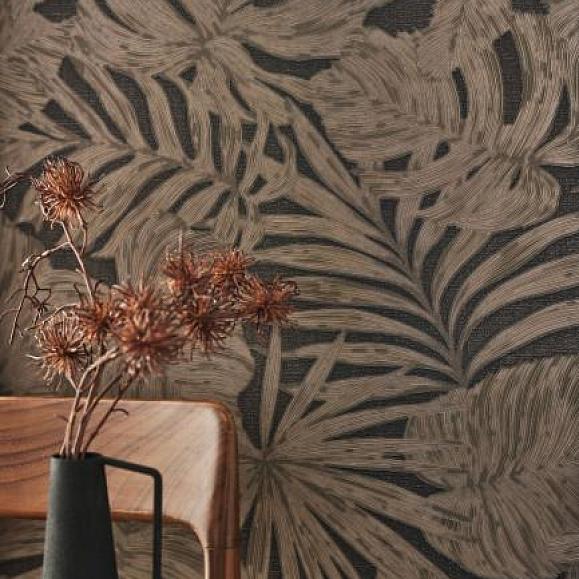 Обои Casadeco NICA86439434 Granada Noir