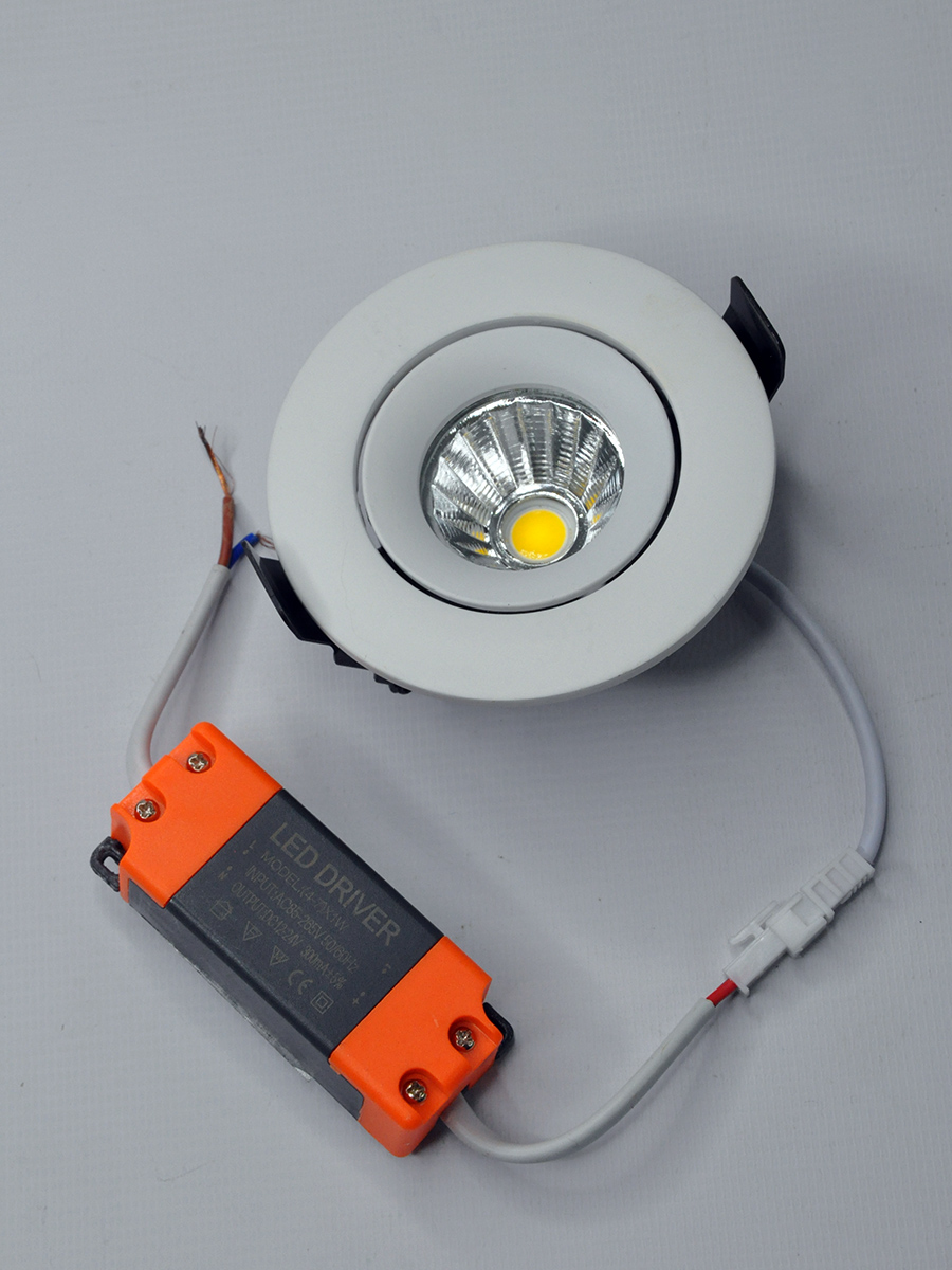 Встраиваемый светильник Elvan VLS-006R-12W-NH-Wh