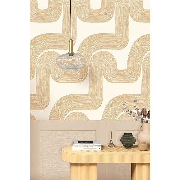 Панно Caselio 104771005 Curving Lines Beige